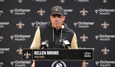 Kellen Moore Recaps Loss | Saints-Falcons Postgame | 2025 NFL Week 12