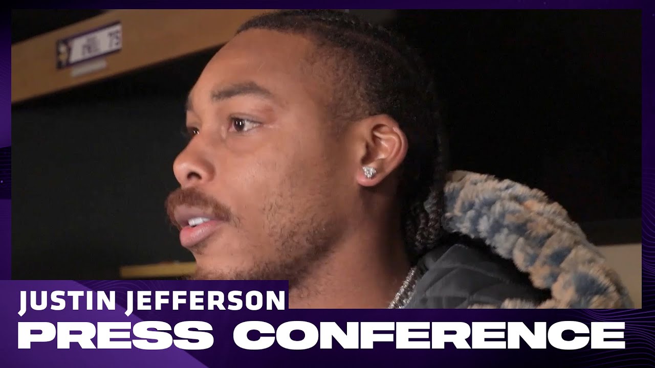 Justin Jefferson Talks About Offense's Struggles, His Hatred of Losing, Defense's Strong Play