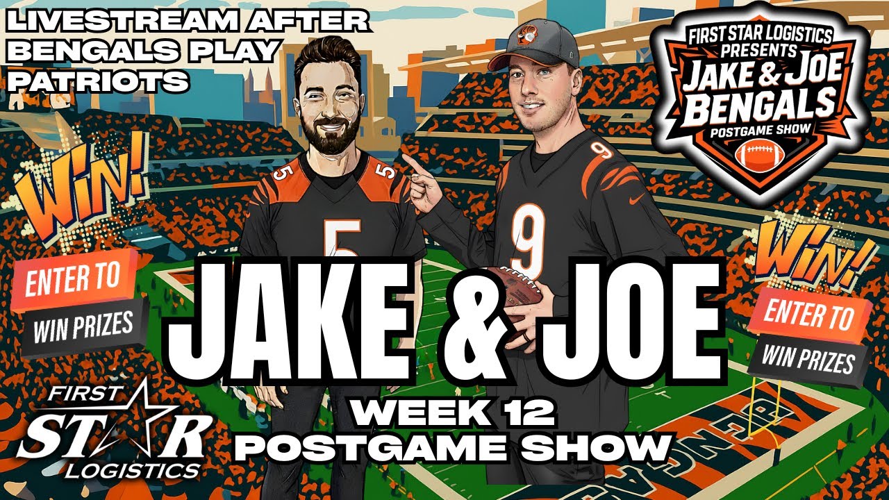Jake & Joe Bengals Postgame Show - Patriots vs Bengals Week 12