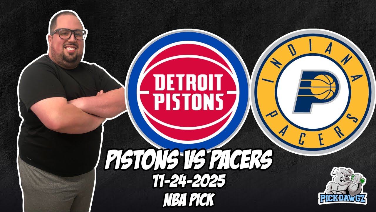 Detroit Pistons vs Indiana Pacers 11/24/25 NBA Free Picks & Prediction | NBA Betting Tips