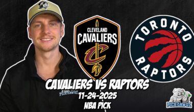 Cleveland Cavaliers vs Toronto Raptors 11/24/25 NBA Free Picks & Prediction | NBA Betting Tips