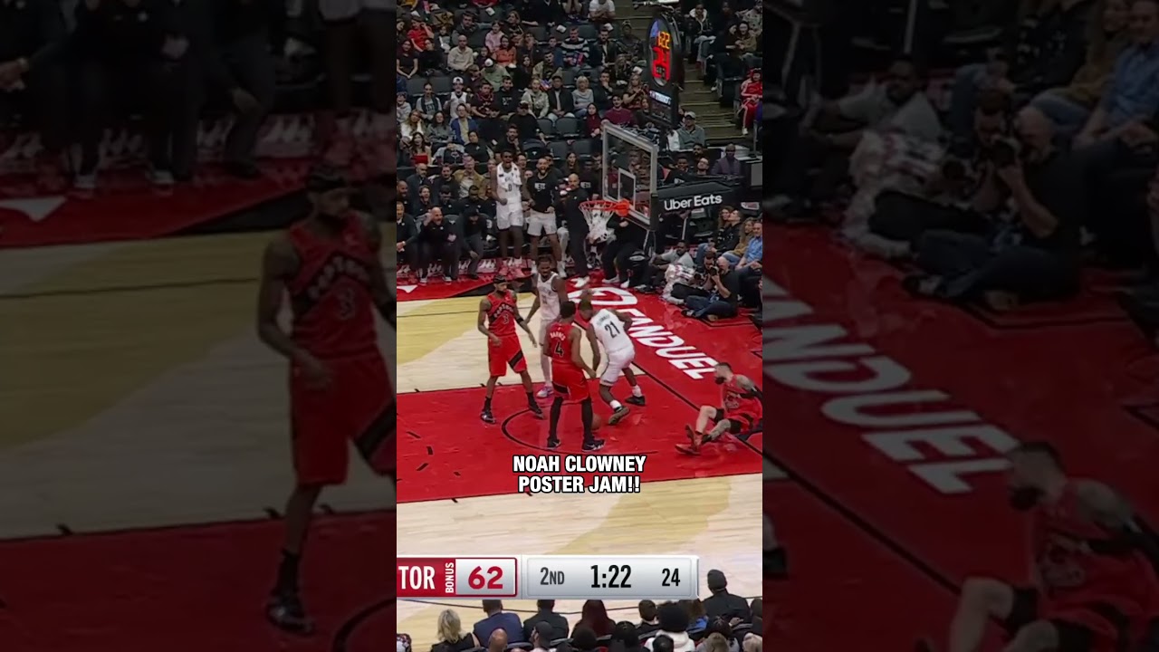 Noah Clowney Drops The Hammer #nba #nbahighlights #dunk