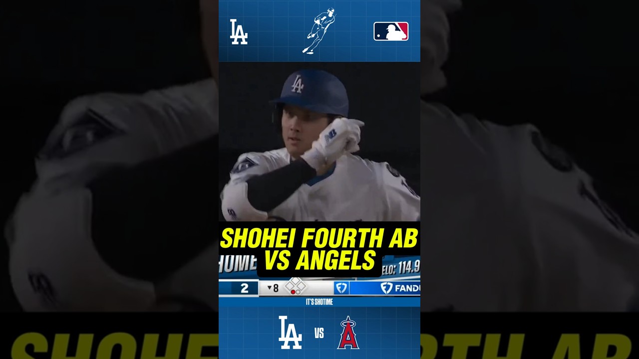 Shohei Fourth At-Bat vs Los Angeles Angels