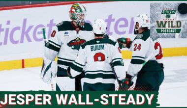 POST CAST: Jesper Wallstedt Records ANOTHER Shutout as Wild Blank Jets 3-0!