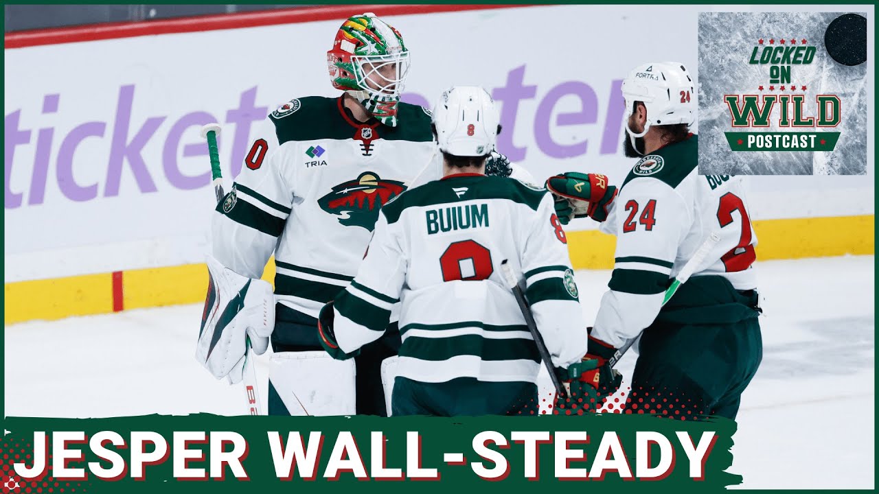 POST CAST: Jesper Wallstedt Records ANOTHER Shutout as Wild Blank Jets 3-0!