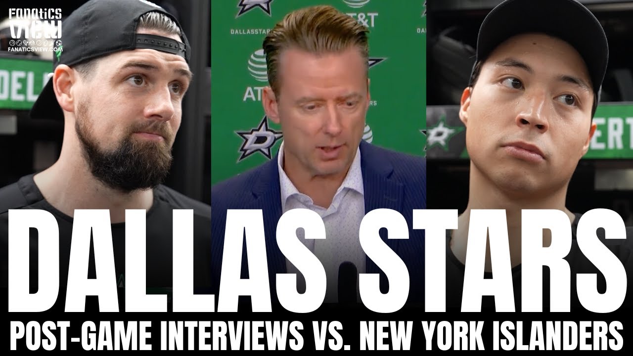 Jamie Benn, Tyler Seguin, Jason Robertson & Gulutzan Respond to Mikko Rantanen BOARDING on Romanov