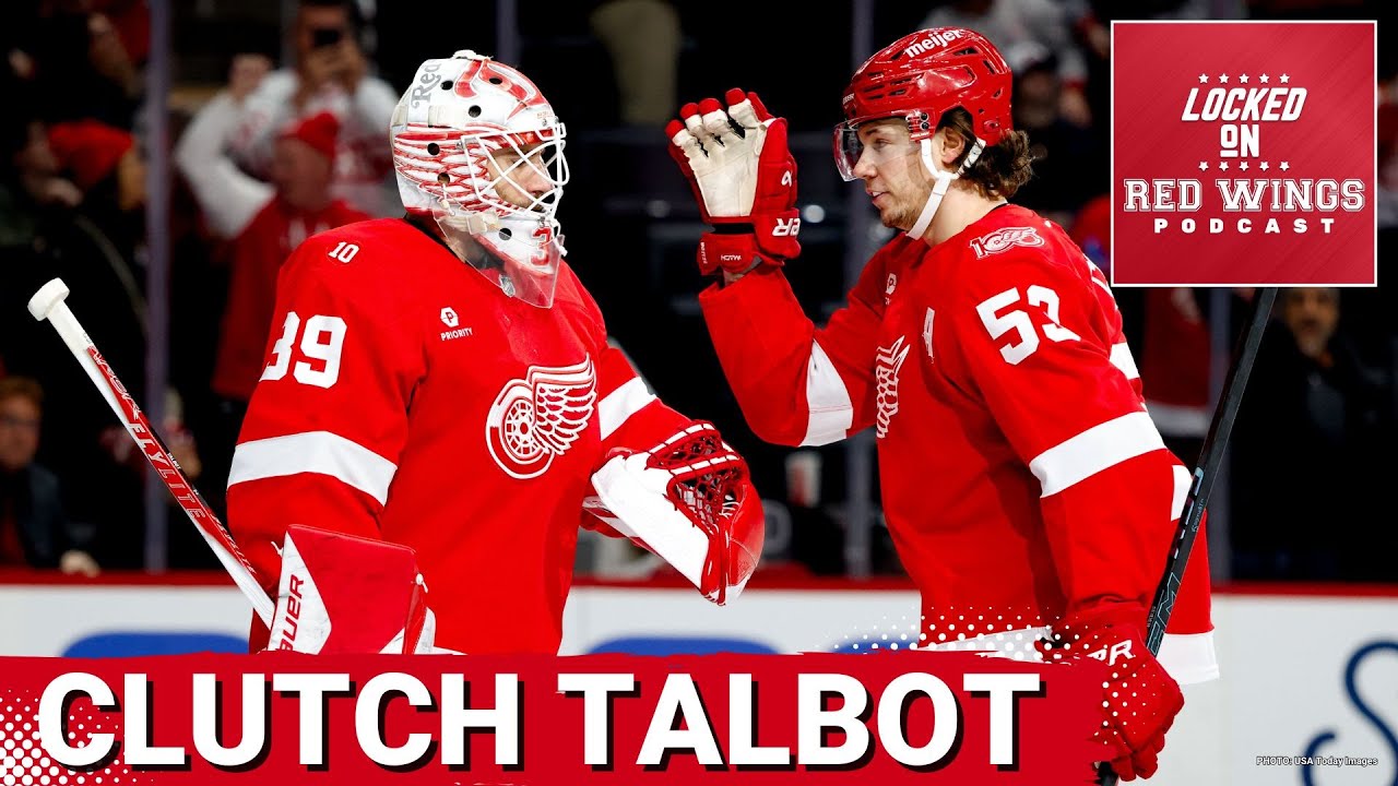Cam Talbot's clutch saves makes the Red Wings comeback over the Blue Jackets possible!