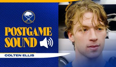 "I Put A Lot Of Work In" | Colten Ellis After 5-1 Win Over Oilers | Buffalo Sabres