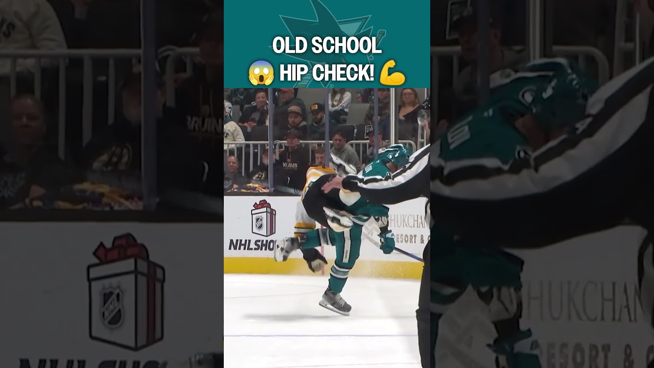Throwback hip check! 📺💥