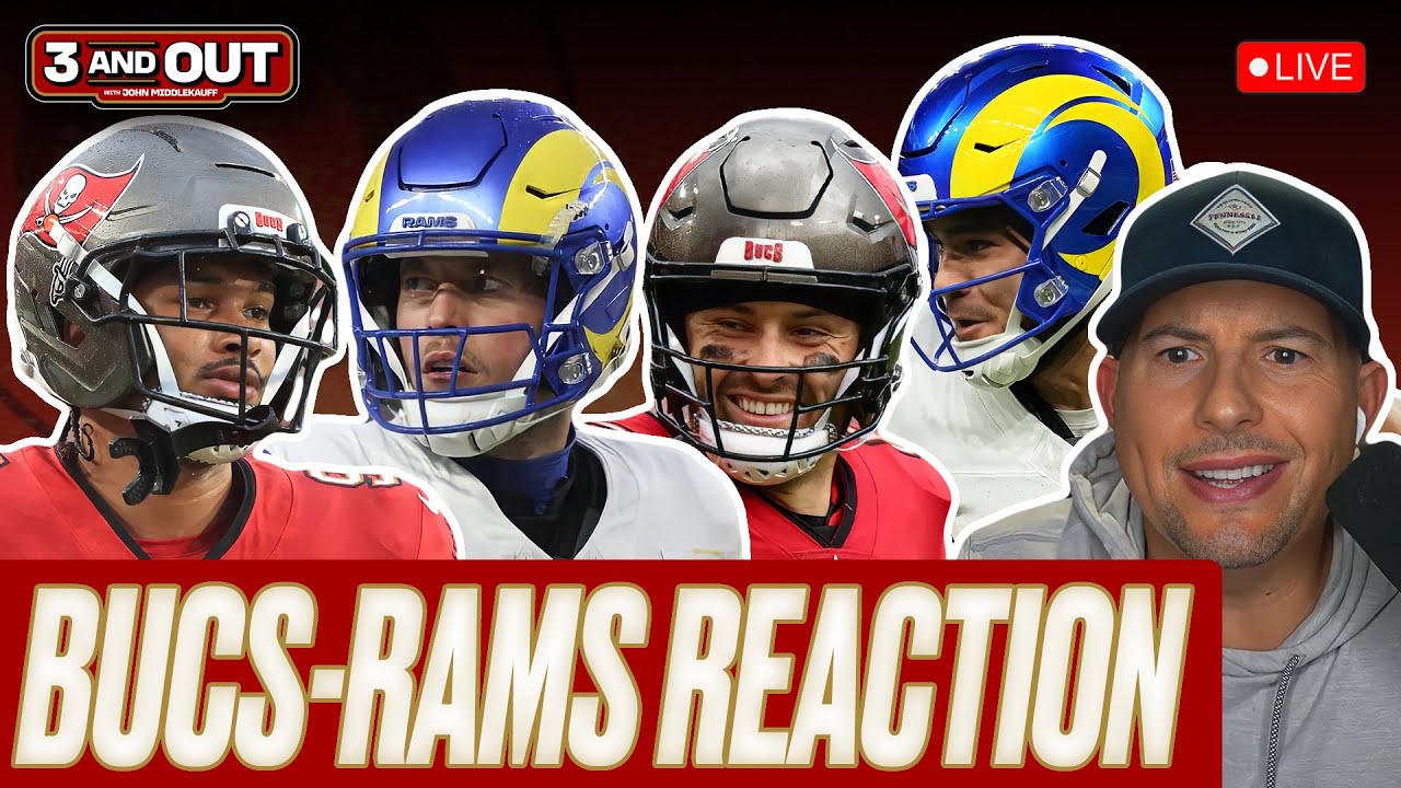Reaction to Matthew Stafford & Rams DESTROYING Bucs on SNF + NFL Week 12 | 3 & Out NFL Live