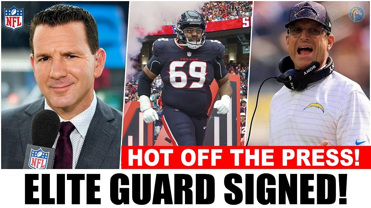 T'S OFFICIAL! ESPN JUST CONFIRMED! CHARGERS GO ALL-IN ON VETERAN GUARD TO PROTECT THEIR FRANCHISE QB