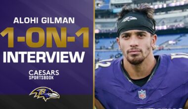 Alohi Gilman Reacts to 5th-Straight Ravens Win | Baltimore Ravens