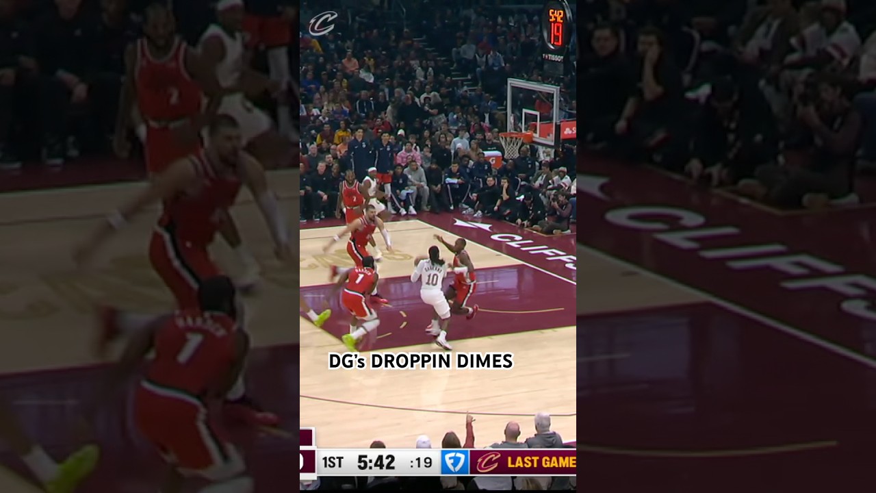 👀 DG with five first quarter assists! #LetEmKnow #Cavs #DariusGarland #NBA #Shorts