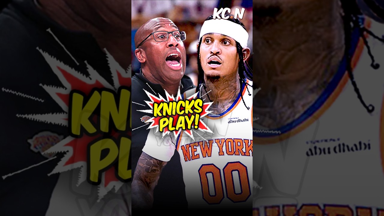 How Knicks Set Up a Jordan Clarkson DUNK! 🏀