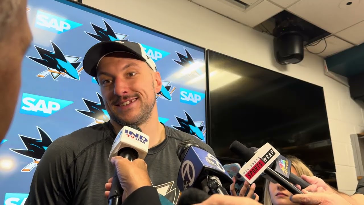 Desharnais Says Celebrini Special, Not an "A@@Hole" | Sharks vs. Mammoth Post-Game (11.18.25)