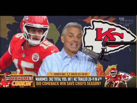 THE HERD | Colin Cowherd BLOWN AWAY As Kansas City Chiefs SAVE THEIR SEASON | NFL