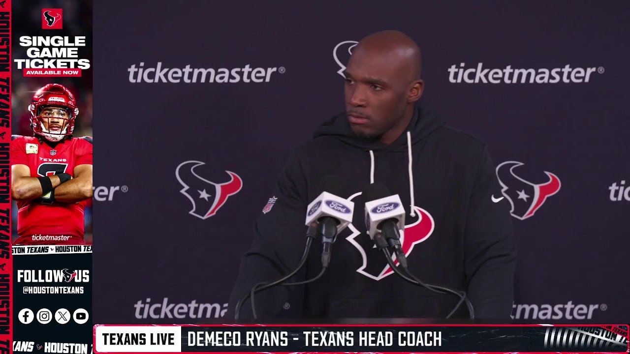 LIVE: The Houston Texans address the media