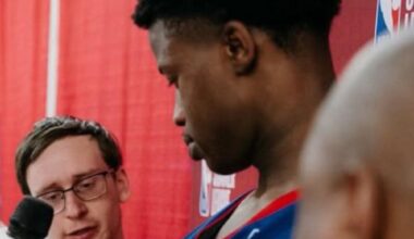 [Aaronson] Nick Nurse says Joel Embiid’s spirit is “good” even though he’s frustrated to be out. “He’s trying, doing a lot of stuff to try to get back on the floor.”