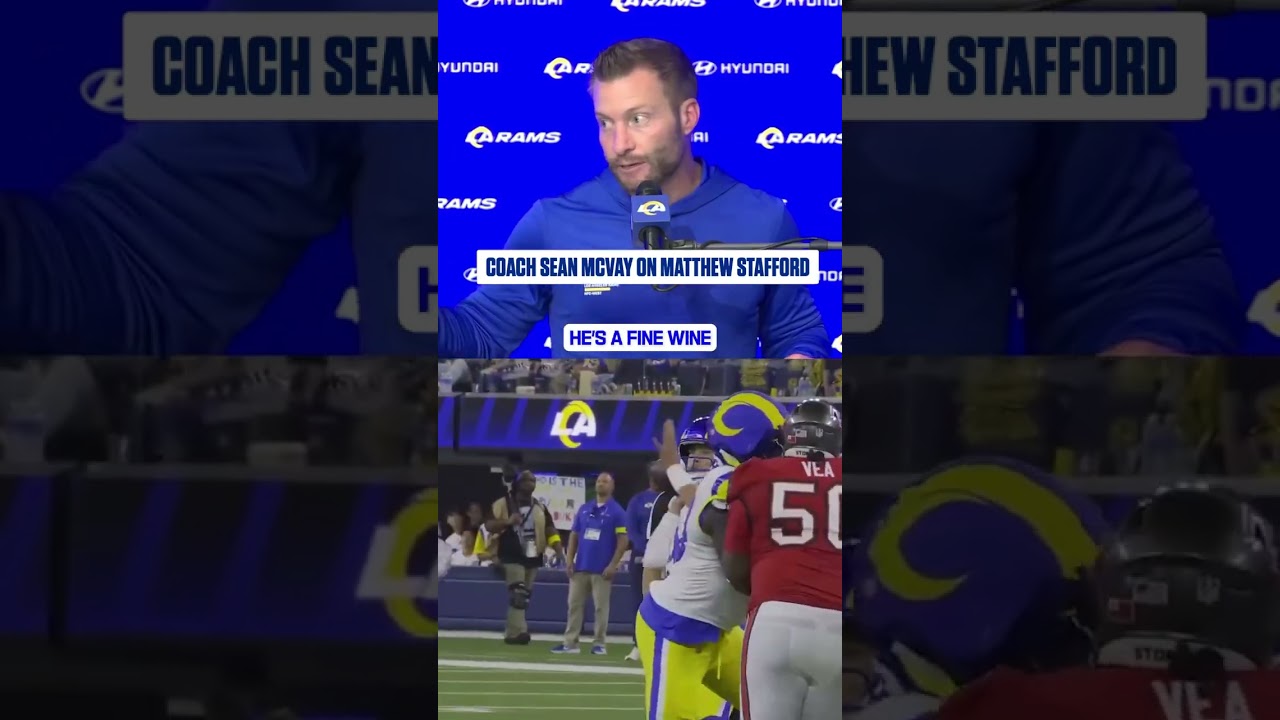 Stafford having an incredible season 👏