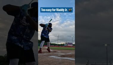 Vladimir Guerrero Jr. was letting them fly at Eladio's Saucegiving Home Run Derby! 😮‍💨