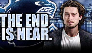 THE END IS NEAR FOR QUINN HUGHES ON THE VANCOUVER CANUCKS