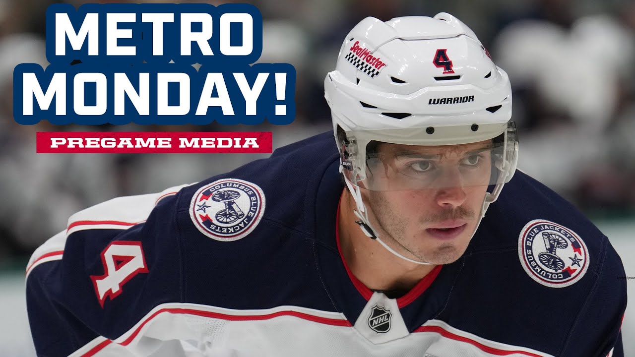 METRO MONDAY! 😤 Blue Jackets Close Out Road Trip Against the Capitals | Pregame Media