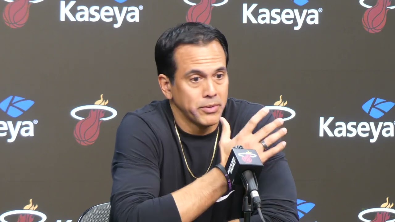 Erik Spoelstra Talks Tyler Herro Return, Norman Powell Injury, Miami Heat New Offense & Cooper Flagg
