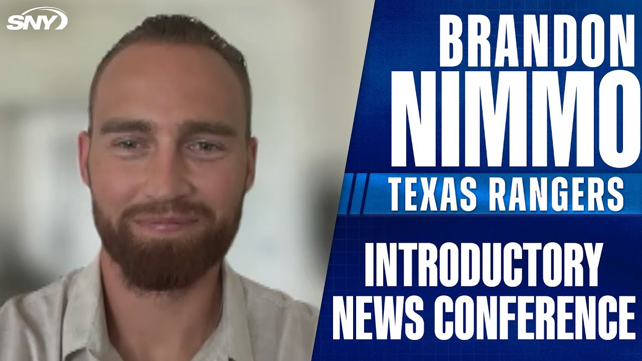 Brandon Nimmo reacts to being traded to the Texas Rangers