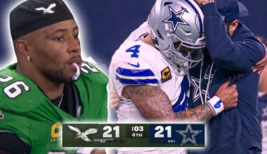 COWBOYS COMEBACK!! Eagles Vs Cowboys Week 12 CRAZY ENDING
