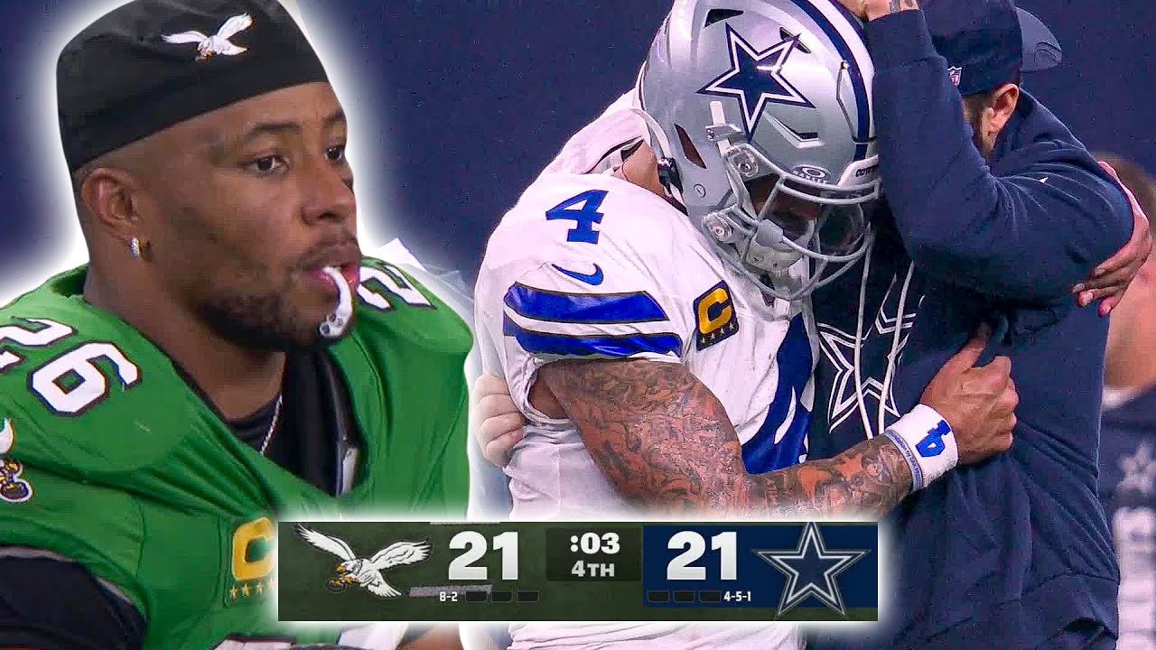 COWBOYS COMEBACK!! Eagles Vs Cowboys Week 12 CRAZY ENDING