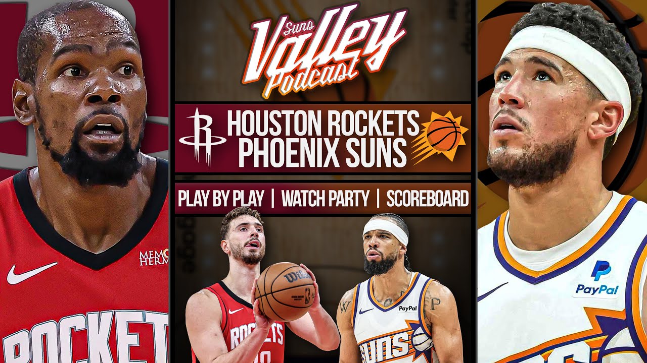 Houston Rockets at Phoenix Suns  | LIVE Reaction | Scoreboard | Play By Play | Postgame Show