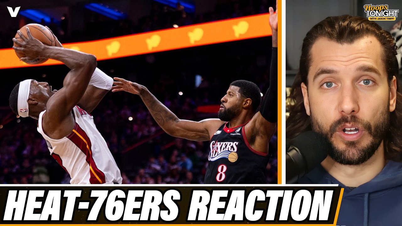 Heat-76ers Reaction: Miami SNEAKY DANGEROUS behind Norman Powell's leap & Tyler Herro returning