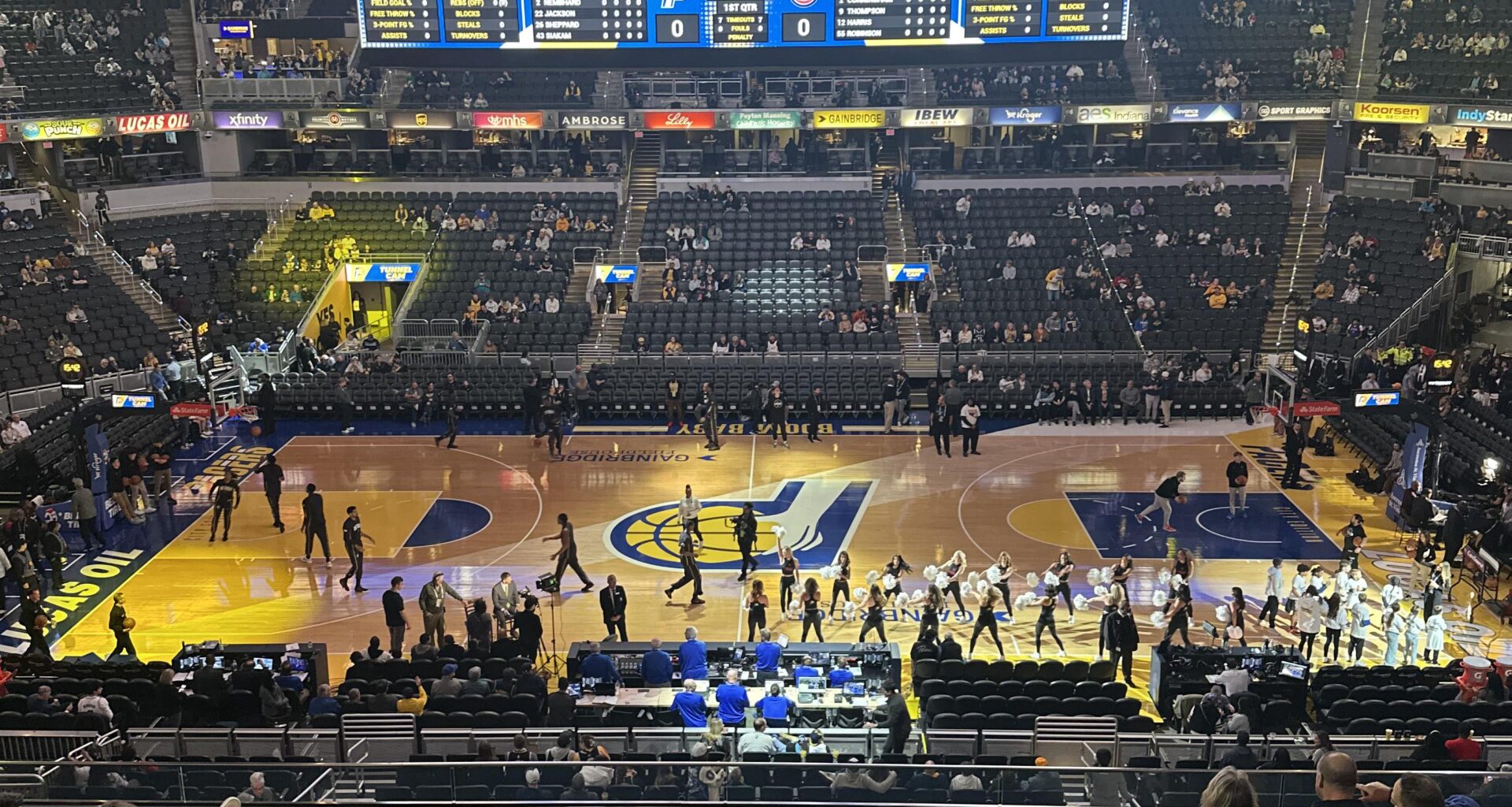 Beautiful stadium. Great environment. Close game.