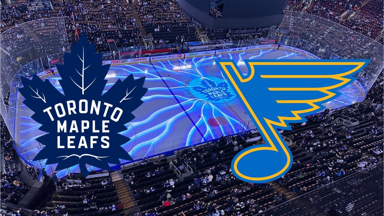 Toronto Maple Leafs V Saint Louis Blues| Live NHL Gamecast and Chat