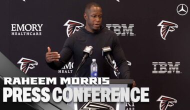 Head Coach Raheem Morris Week 13 Media Availability | Monday, November 24th | Press Conference