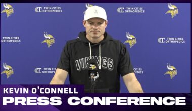 Kevin O'Connell on J.J. McCarthy Entering Concussion Protocol, Max Brosmer, Preparing for Seahawks