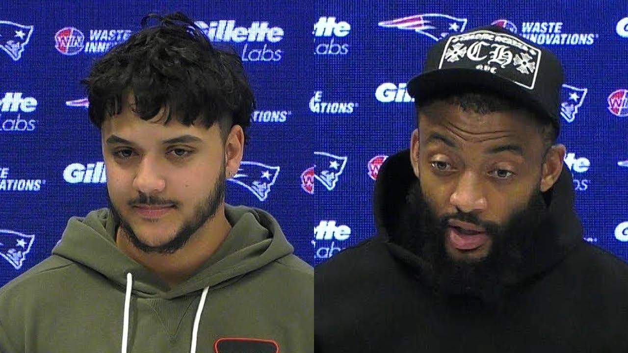 Andy Borregales & Carlton Davis III Address the Media | Patriots Press Conference
