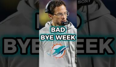 The Miami Dolphins LOST Their Bye Week! #nfl #miamidolphins #shorts