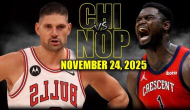 Chicago Bulls vs New Orleans Pelicans Full Game Highlights - November 24, 2025 | NBA Season