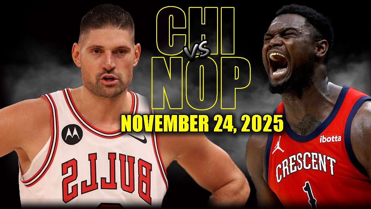 Chicago Bulls vs New Orleans Pelicans Full Game Highlights - November 24, 2025 | NBA Season