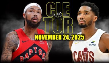 Cleveland Cavaliers vs Toronto Raptors Full Game Highlights - November 24, 2025 | NBA Season