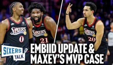 Another Joel Embiid injury update, Maxey’s MVP case & McCain’s Heat check | Sixers Talk