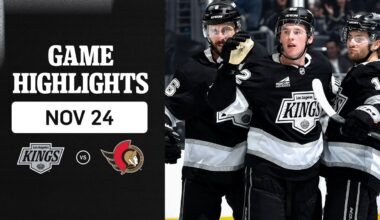 HIGHLIGHTS: Ottawa Senators at LA Kings | 11.24.25