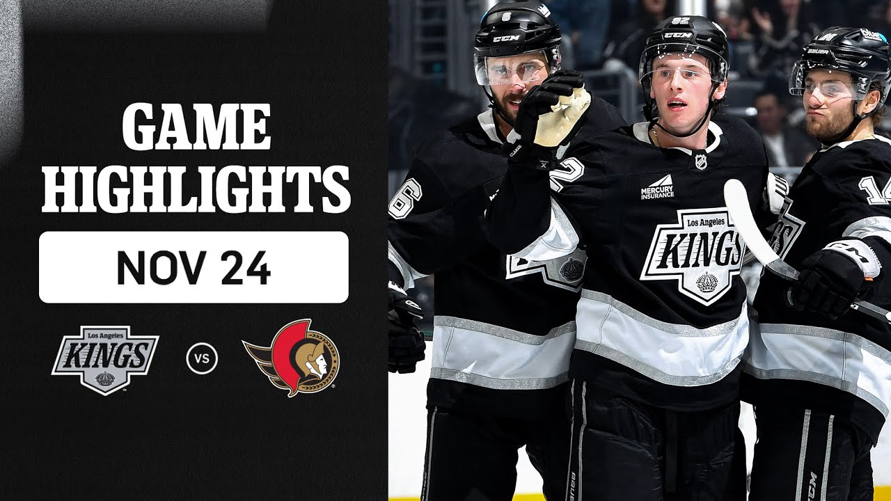 HIGHLIGHTS: Ottawa Senators at LA Kings | 11.24.25