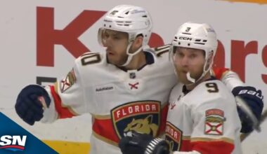 Panthers' A.J. Greer Nets Goal 11 Seconds Into Tilt Vs. Predators