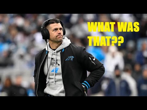 AWFUL Coaching Leads To SPINELESS Carolina Panthers Loss on MNF