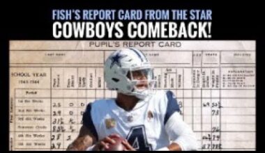 #DallasCowboys Fish at 6 LIVE: REPORT CARD TIME! How'd They Grade in Historic Comeback vs. #Eagles ?