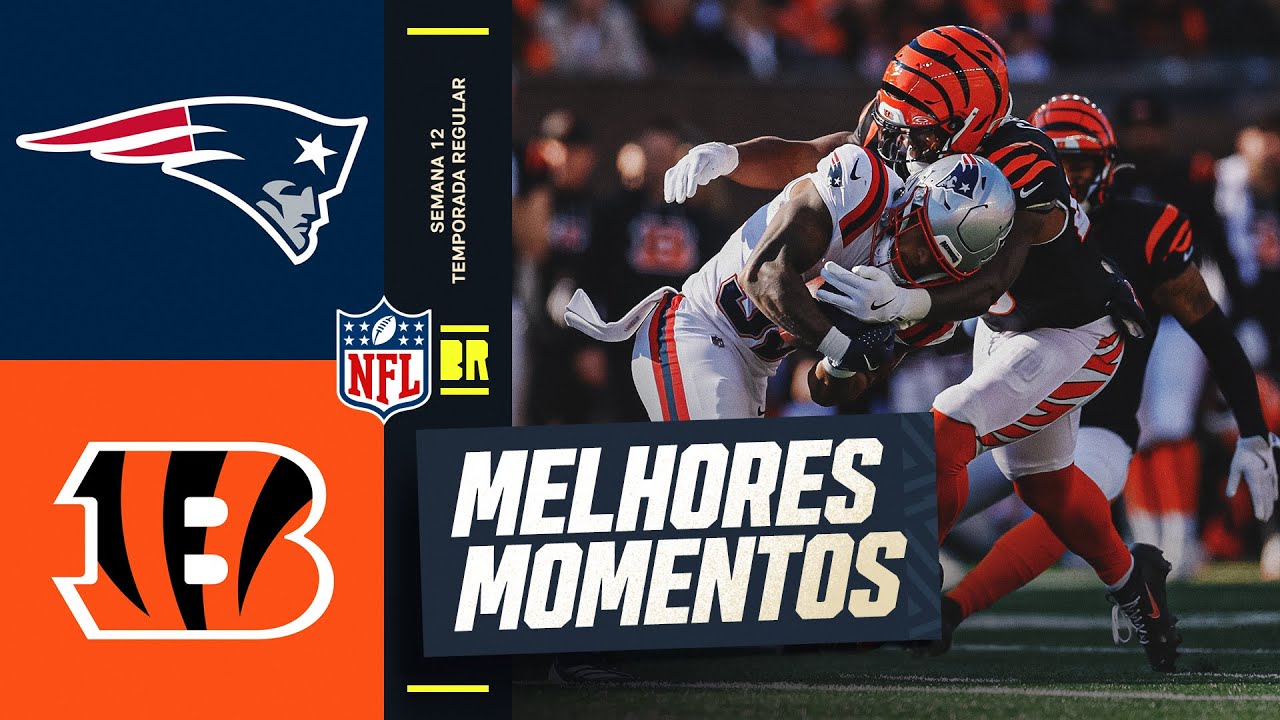 SEMANA 12 | New England Patriots vs Cincinnati Bengals | Melhores Momentos | NFL 2025