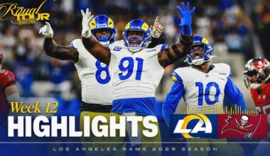 Rams' Highlights In Week 12 Win Over Buccaneers: Matthew Stafford's 3 Touchdowns & More