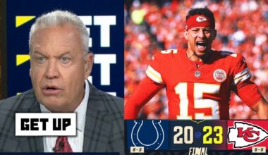 GET UP | Chiefs finally committed they are playoffs team - Rex Ryan on Mahomes beat Colts 23-20